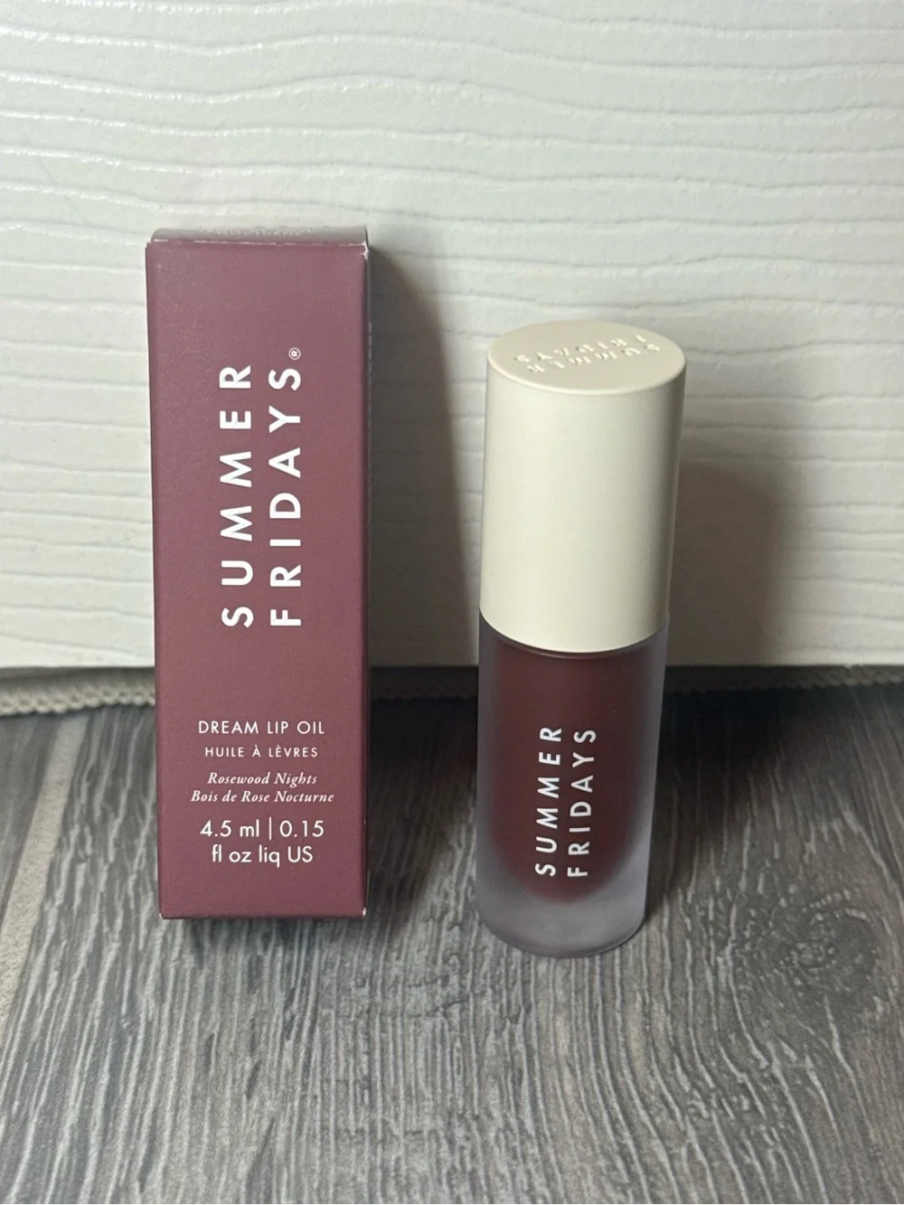 NWT Summer Fridays Dream Lip Oil “Rosewood Nights”